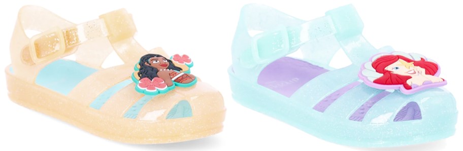 moana and little mermaid sandals