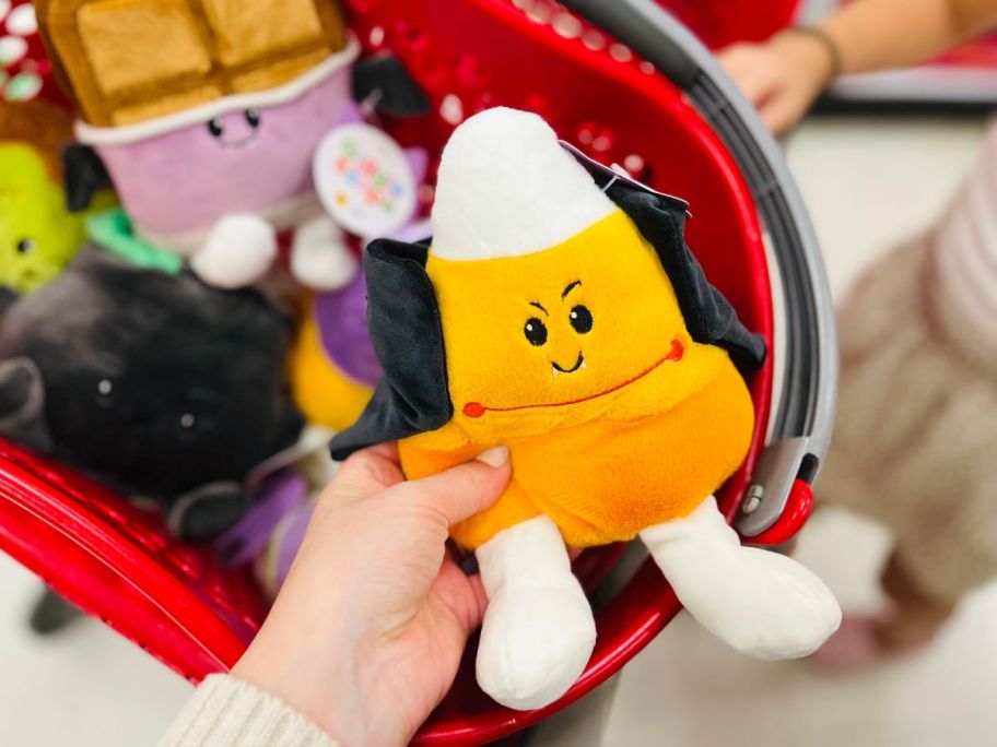 Gigglescape Mini Candy Corn Vampire Halloween-themed plush toy