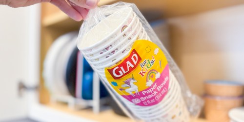 Glad Kids Snack Bowls 20-Ct Just $2.60 Shipped on Amazon (Unicorn or Dinosaur Prints!)