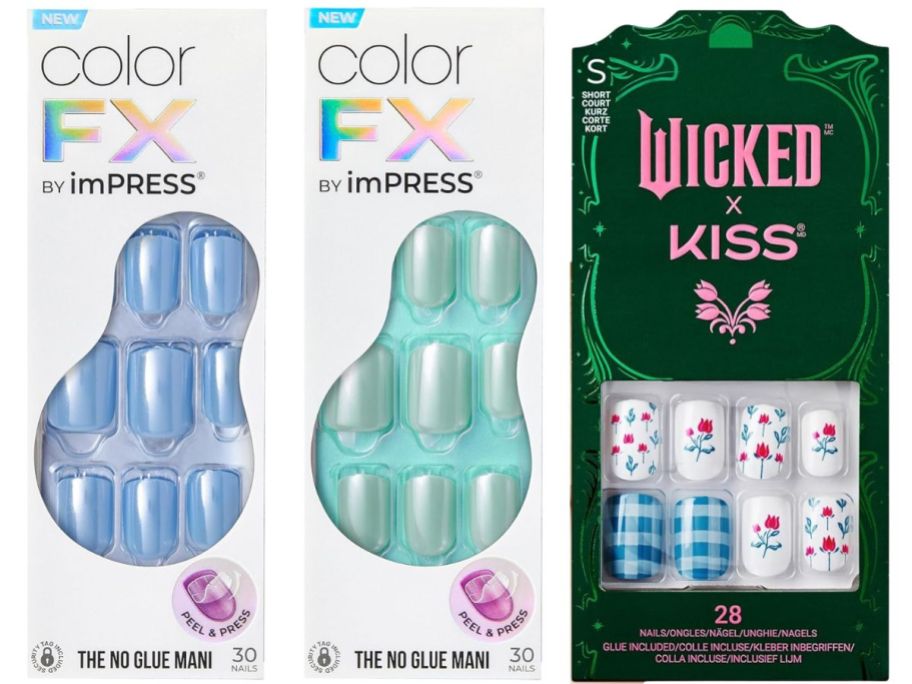 3 boxes of KISS acrylic nails