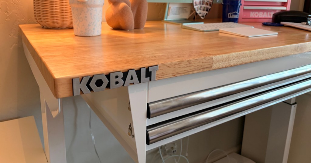 Kobalt wood topped workbench