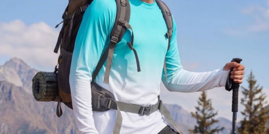 Men’s Rash Guards from $8 on Amazon (SPF 50+ Sun Protection)