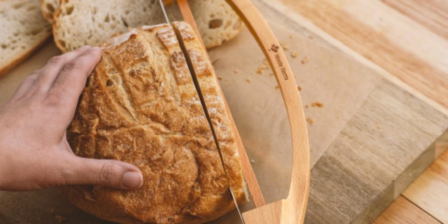 Adjustable Bread Knife Only $10.99 on Amazon (Reg. $28) – Perfect for Sourdough