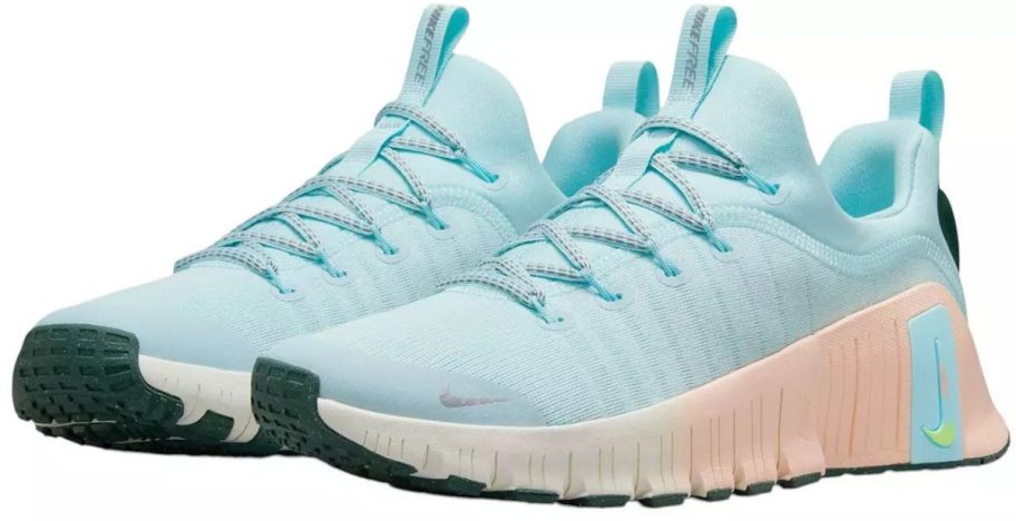 Stock image of Nike Women's Free Metcon 6 Training Shoes in Glacier Blue