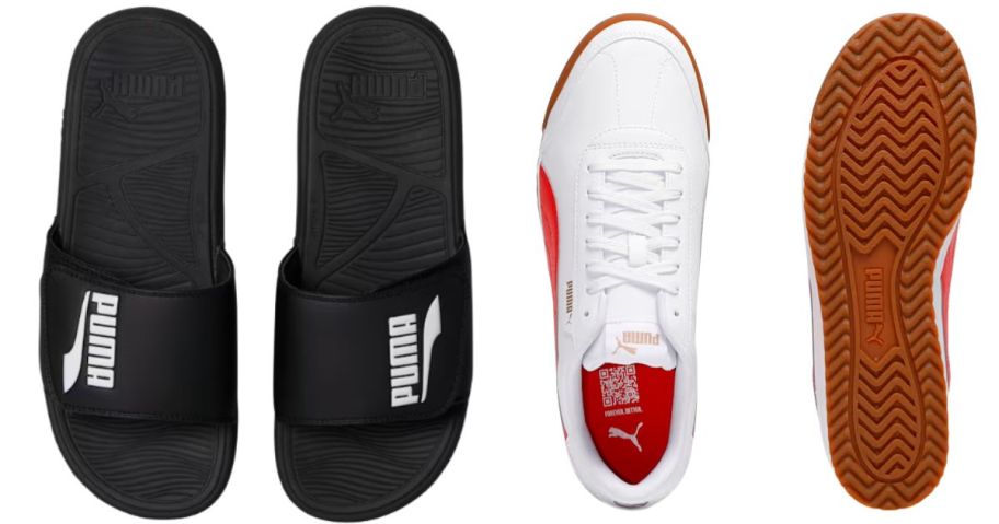 Puma Men's Cool Cat 2.0 Slides and Turino II Sneakers