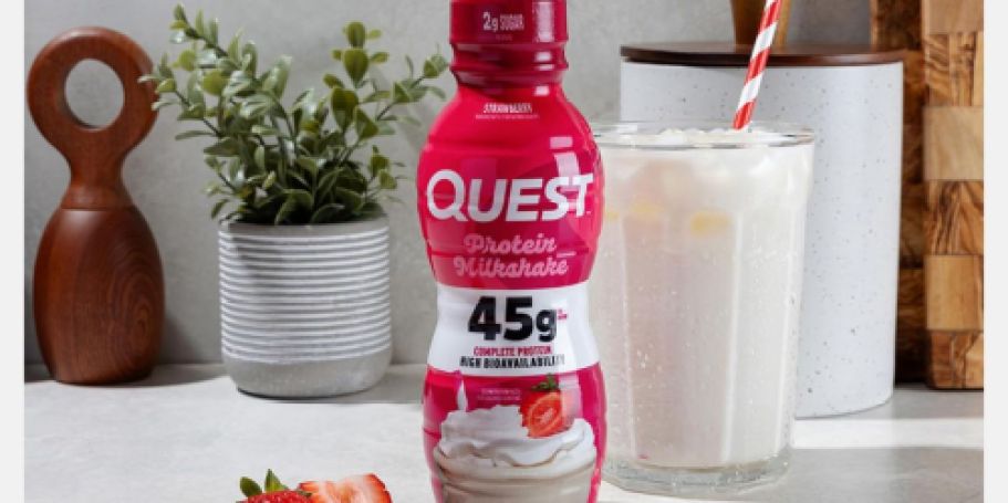 Quest Protein Milkshakes 12-Pack Just $31 Shipped on Amazon (Reg. $45)