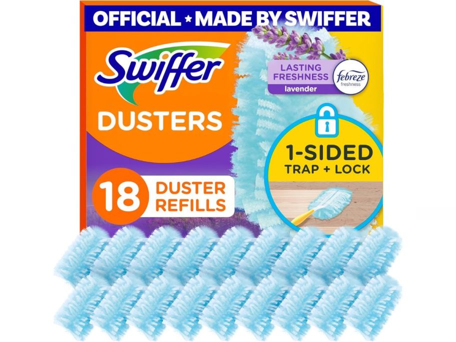 Stock image of Swiffer Dusters Refill 18-Count in Lavender Scent