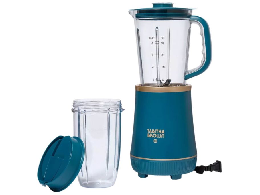 Blue personal blender