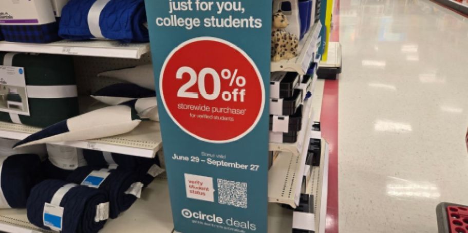 Target’s College Discount = 20% Off Everything (+ HOT Circle 360 Deal!)
