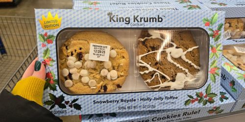 New Christmas King Krumb Cookies Just $5.97 (But Are They a Good Crumbl Alternative?)