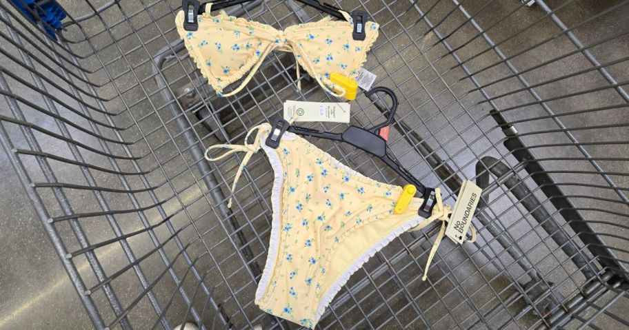 bathing Suit Set in a Walmart Cart