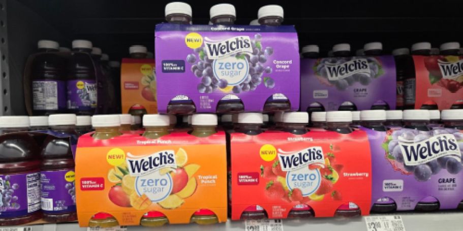 NEW Welch’s Zero Sugar 6-Pack Just $3.38 After Walmart Cash