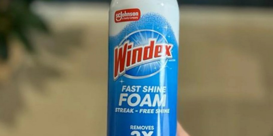 Windex Foam Glass Cleaner Only $2.36 Shipped on Amazon