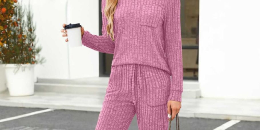 WOW! Women’s 2-Piece Lounge Sets from $13.99 on Amazon