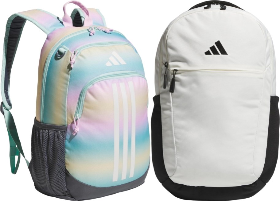 two adidas backpacks
