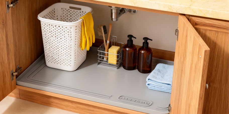Under Sink Mat Only $8.49 on Amazon (So Many Uses!)