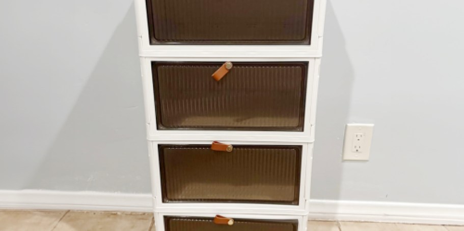 Rolling Stackable Storage Bin Only $27.99 Shipped on Amazon (Reg. $56)