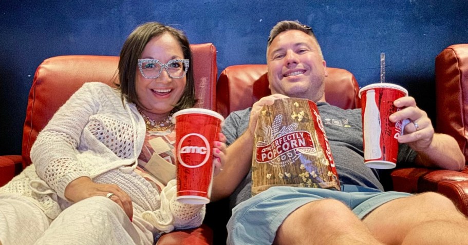 Hot AMC Movie Deal: Tickets, Popcorn & Drinks Just $16 Per Person