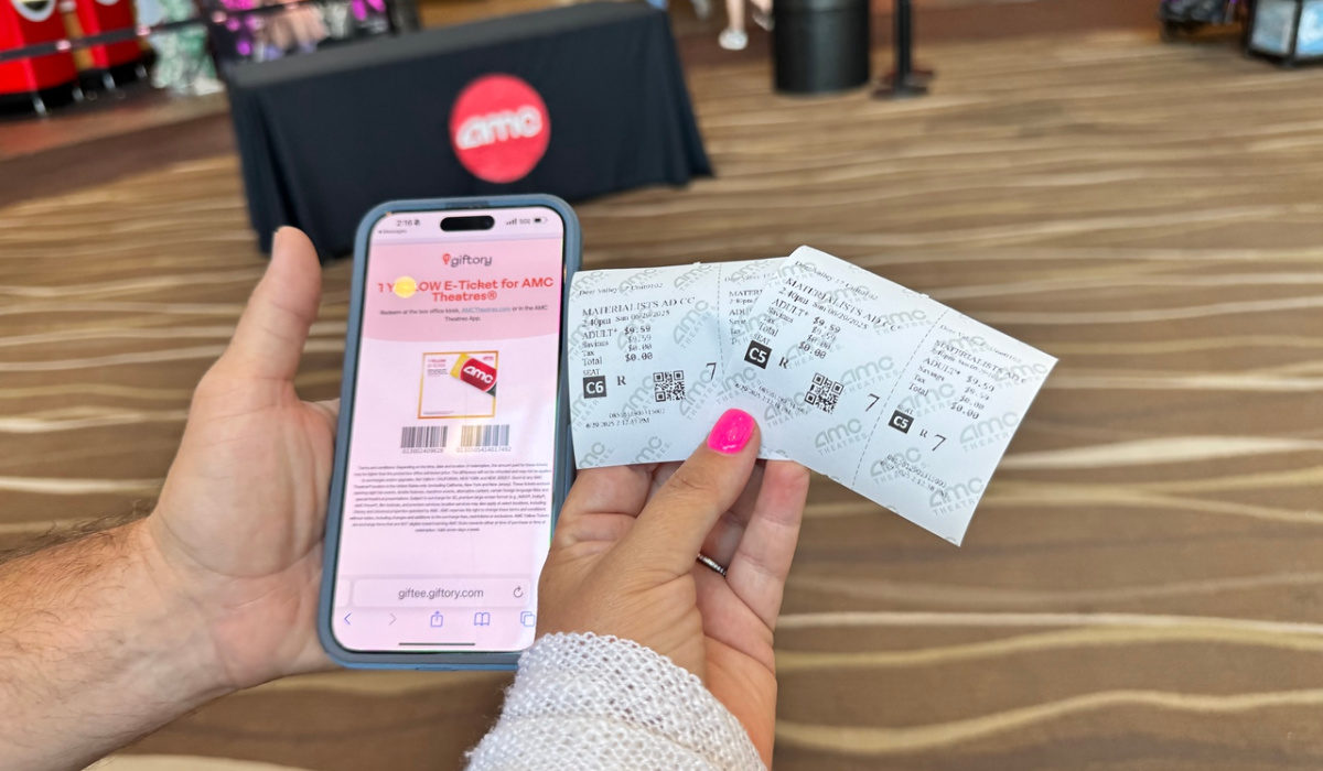 WOW! AMC Movie Tickets 2-Count AND Popcorn Just $19 ($48 Value)