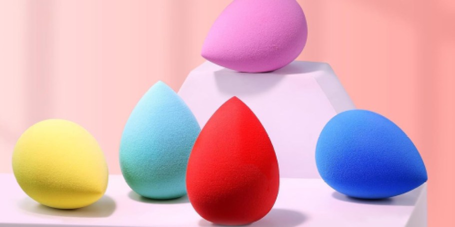 Makeup Sponge 5-Pack Only $3 Shipped for Amazon Prime Members (Reg. $13)