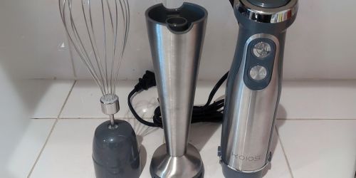 Immersion Blender Only $18.74 on Amazon (Reg. $40) | Blends, Froths, & Whisks!