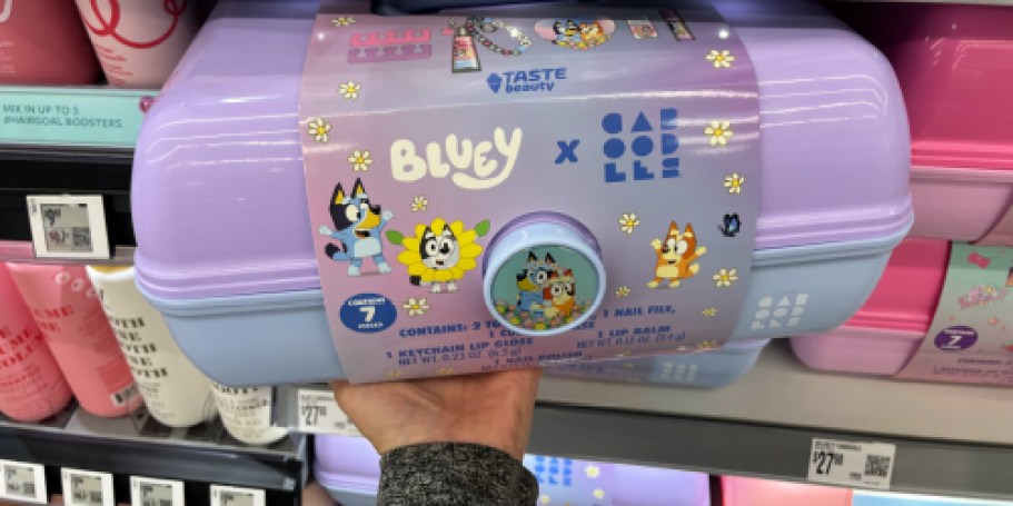 Bluey x Caboodles Sets from $15 on Walmart.com (Reg. $28) | Includes Beauty Products!
