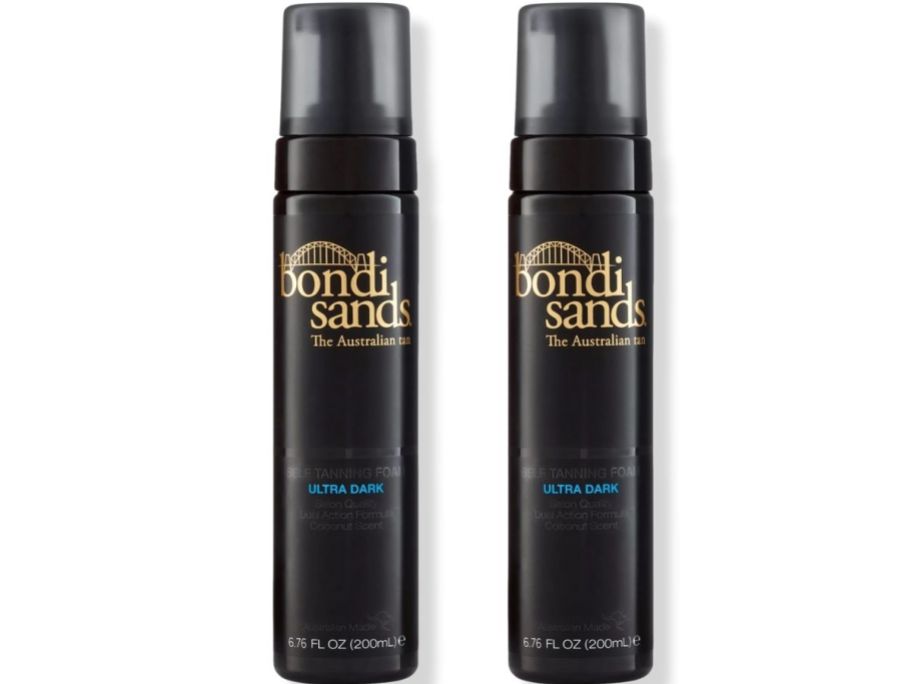 2 bottles of dark self tanning foam