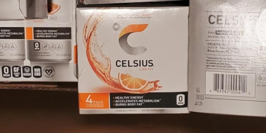 CELSIUS Energy Drink 4-Pack Just $4.69 on Amazon