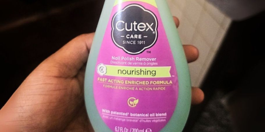 Cutex Nail Polish Remover Only 97¢ Shipped on Amazon