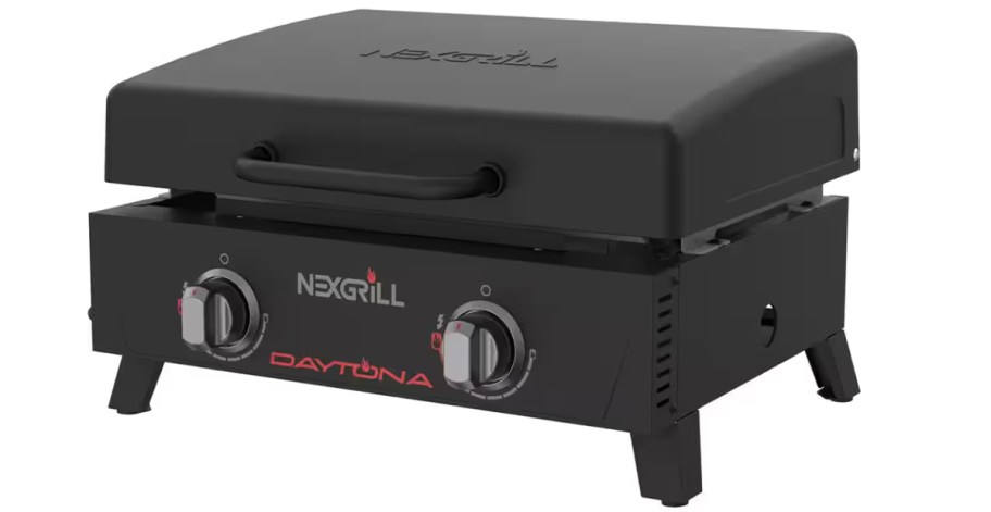 black tabletop griddle