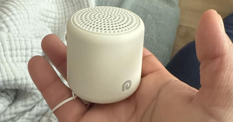 hand holing Dreamegg White Noise Machine