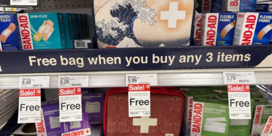 FREE Johnson & Johnson First Aid Kit Bag w/ Healthcare Purchase at Target