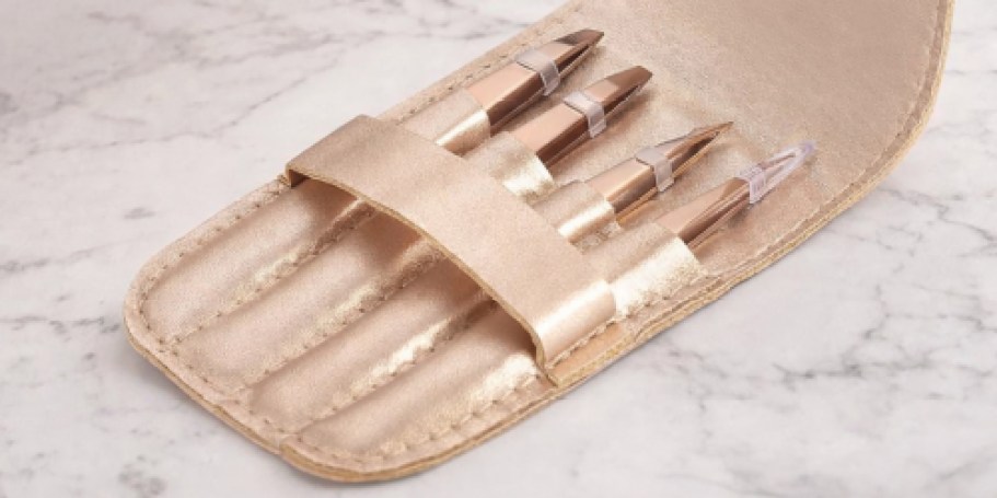 Tweezer Set w/ Travel Case Only $4.99 on Amazon
