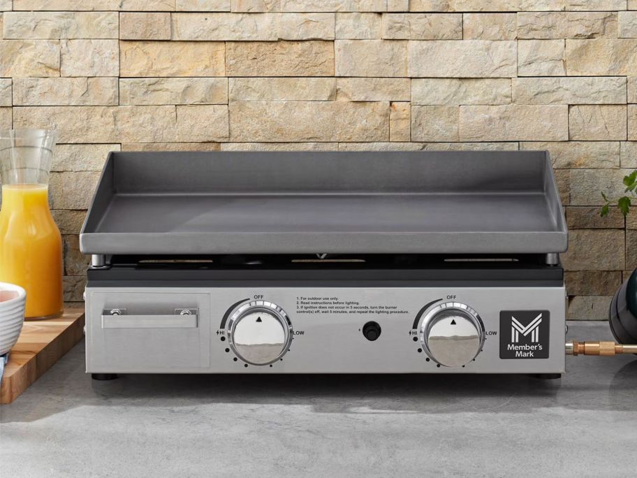 member's mark griddle on counter