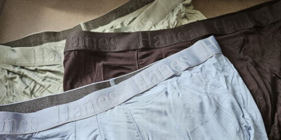 Hanes Men’s Supersoft Boxer Briefs 3-Pack Just $8.80 Shipped on Amazon (Selling Out Fast)