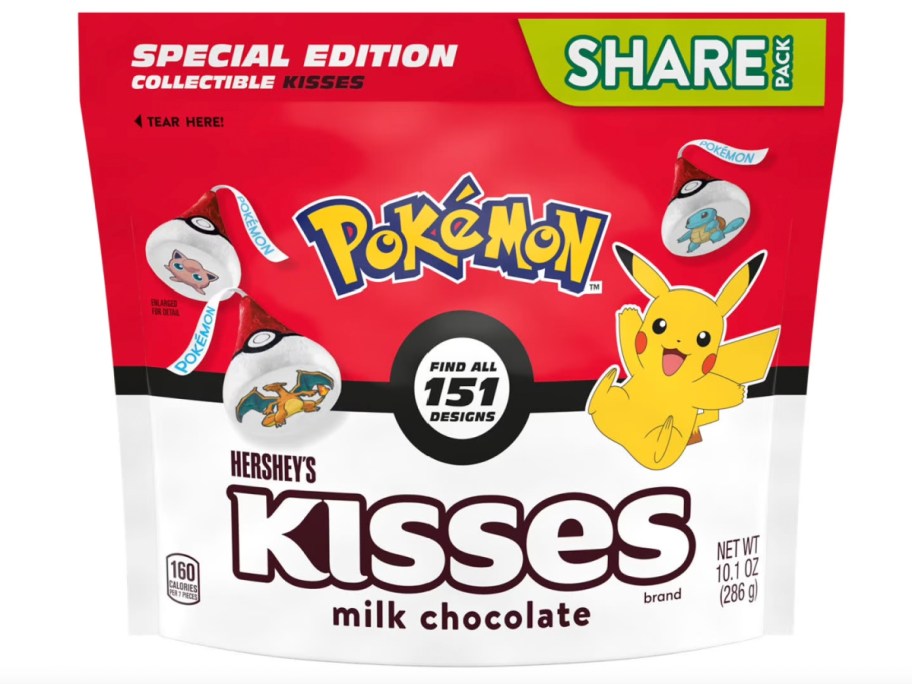 bag of hersheys pokemon kisses