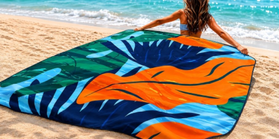 Large Waterproof Beach Blanket Just $13 on Amazon (Regularly $27)