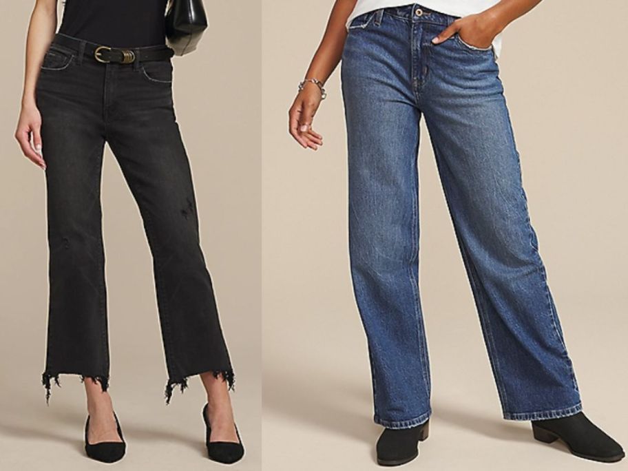 two women wearing maurices jeans