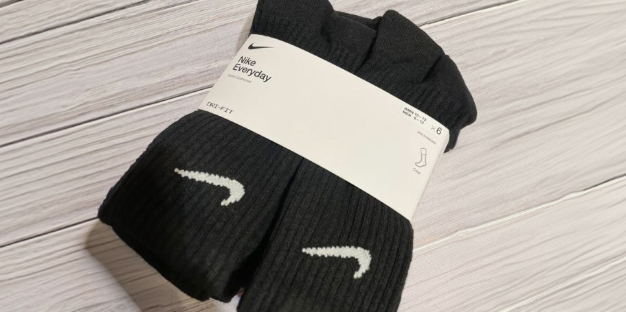 Nike Socks 6-Pack Only $13 (Reg. $28)