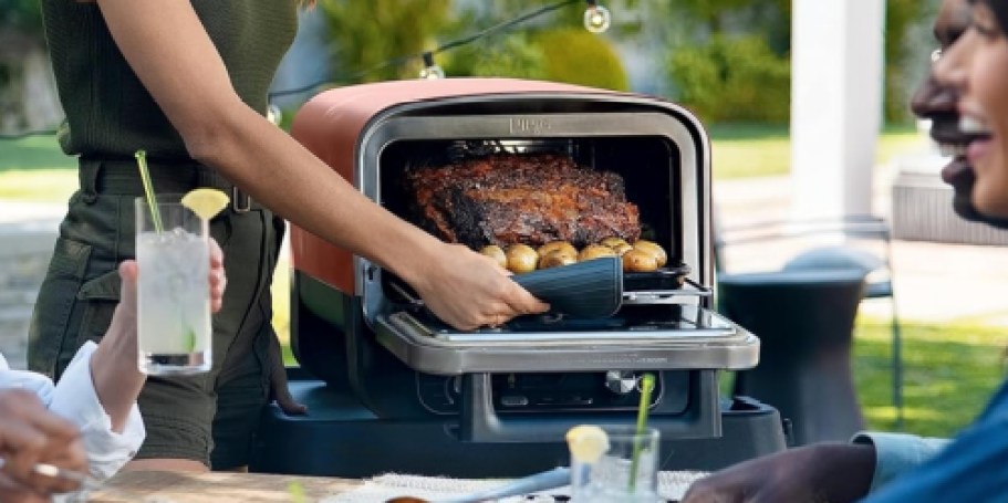 Ninja 8-in-1 Woodfire Oven Just $199.99 Shipped (Reg. $400) – It Even Makes Pizza!