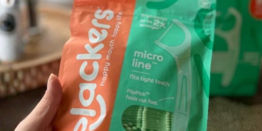 Plackers Floss Picks 36-Count Bag Only 25¢ on Walmart.com