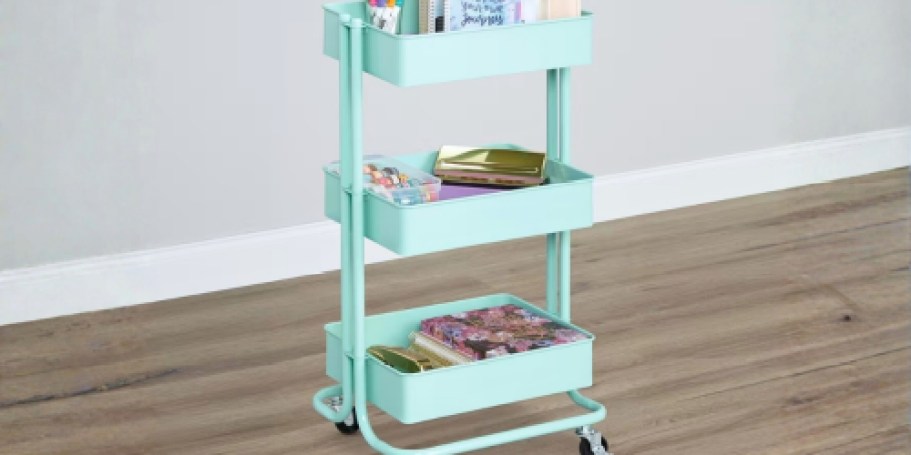 Michaels 3-Tier Rolling Storage Carts Just $20 (Reg. $50)