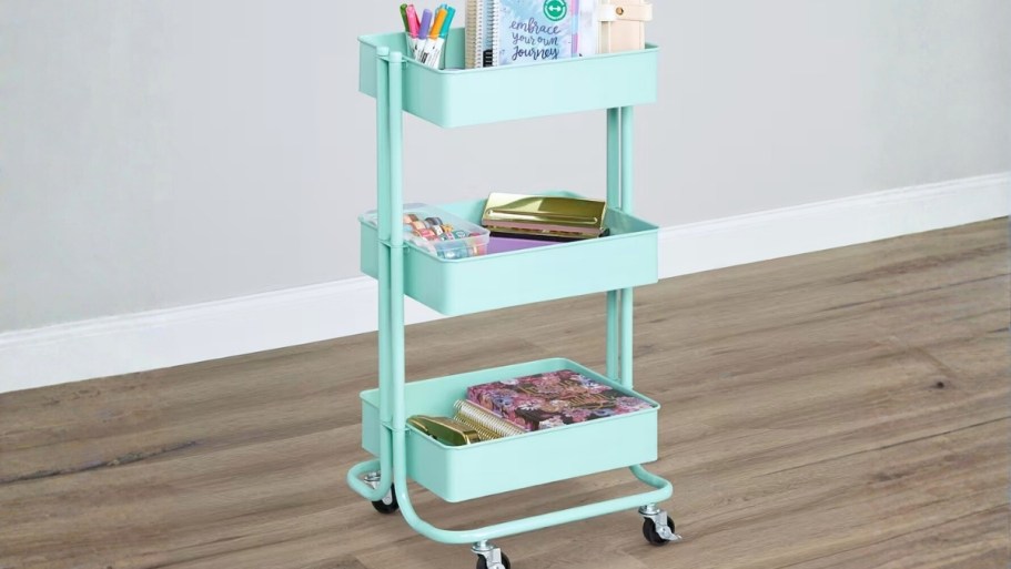 Michaels 3-Tier Rolling Storage Carts Just $20 (Reg. $50)