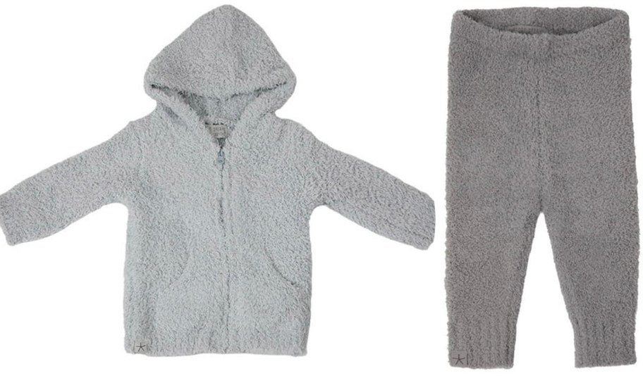 gray toddler hoodie and pants set 