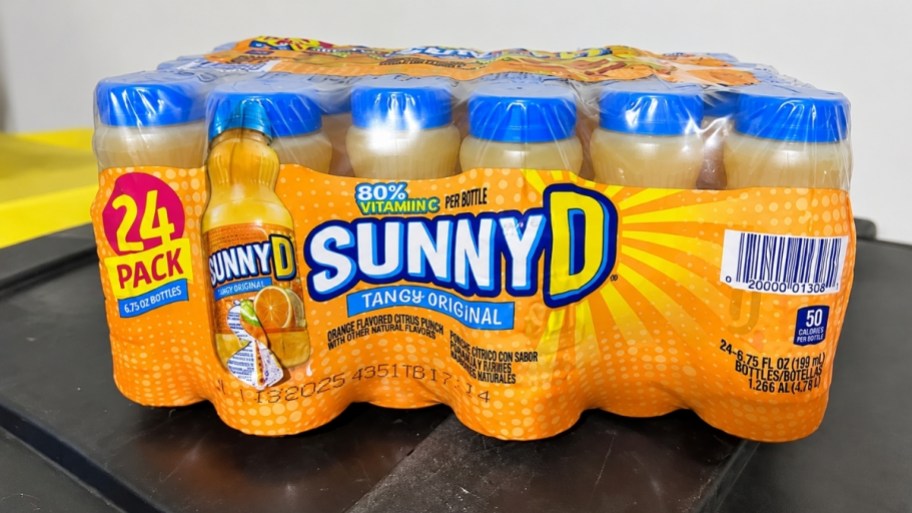 a 24 count pack of sunny d