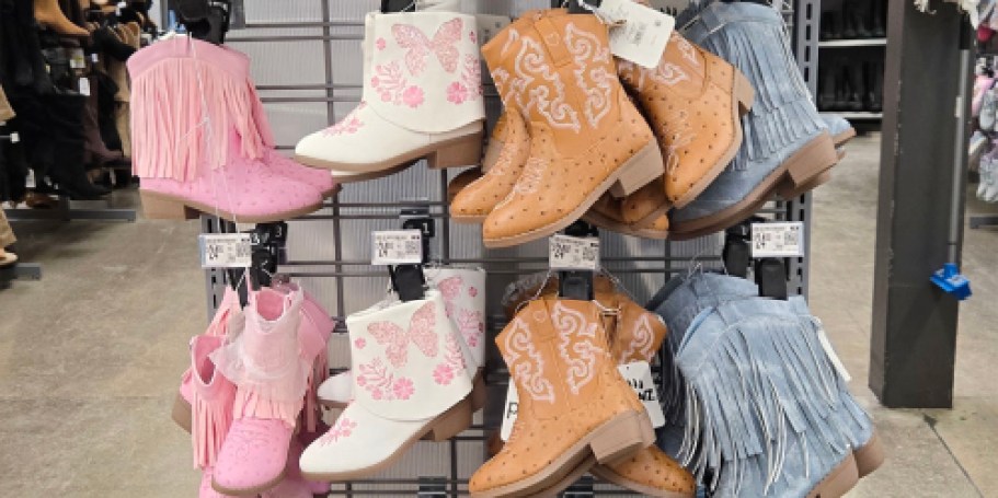 Walmart Has the CUTEST Cowboy Boots for Girls!