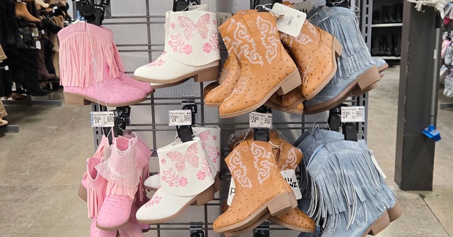 Walmart Has the CUTEST Cowboy Boots for Girls!