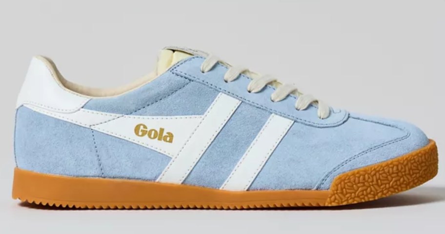 a blue women's Gola sneaker