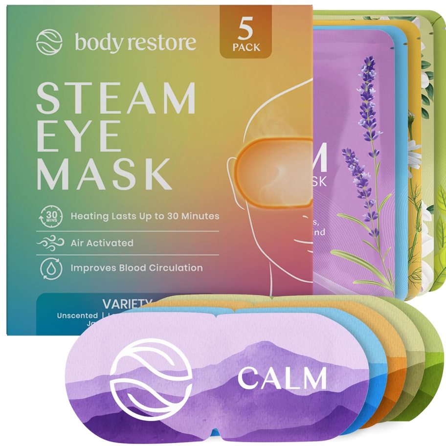 Shower Mask *HOT* Heated Eye Mask 5-Pack Just $3.99 Shipped on Amazon (+ Shower ...