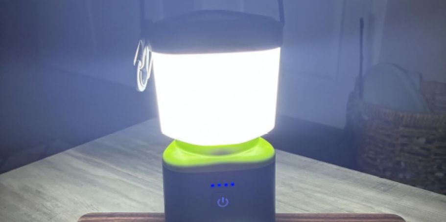 Rechargeable LED Camping Lantern Only $9.99 on Amazon (Reg. $20)